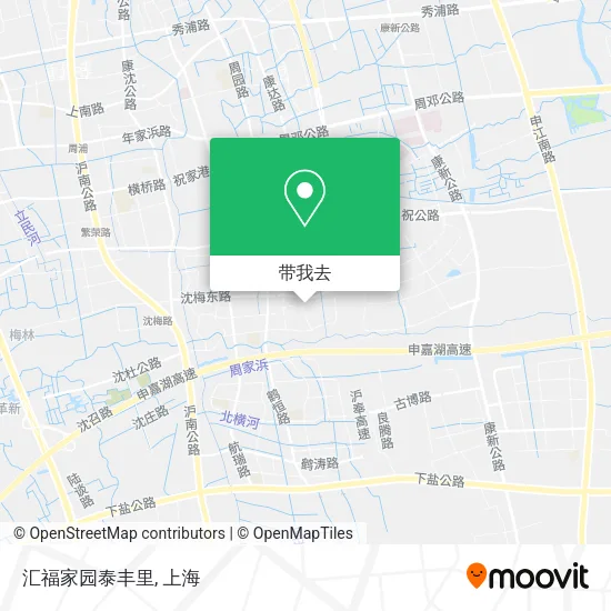 汇福家园泰丰里地图