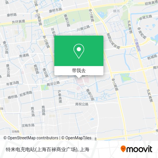 特来电充电站(上海百禄商业广场)地图