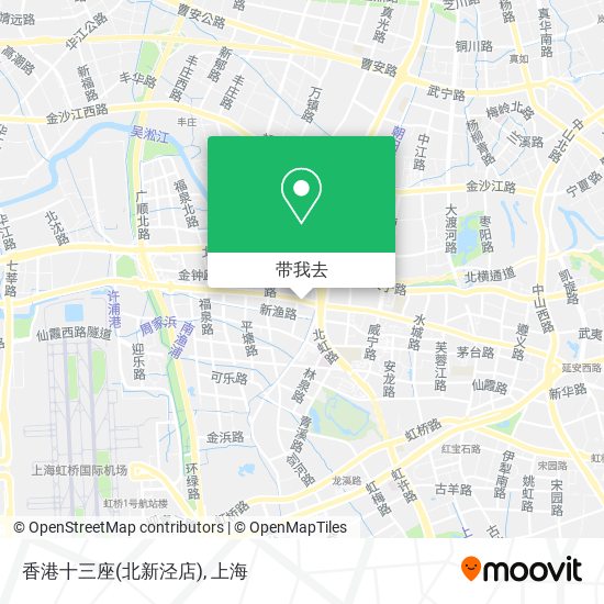 香港十三座(北新泾店)地图