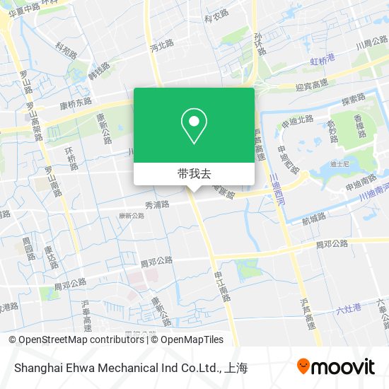 Shanghai Ehwa Mechanical Ind Co.Ltd.地图