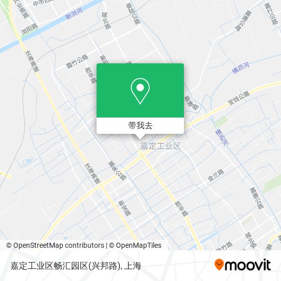 嘉定工业区畅汇园区(兴邦路)地图