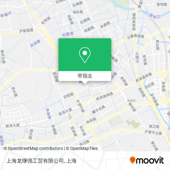 上海龙继强工贸有限公司地图