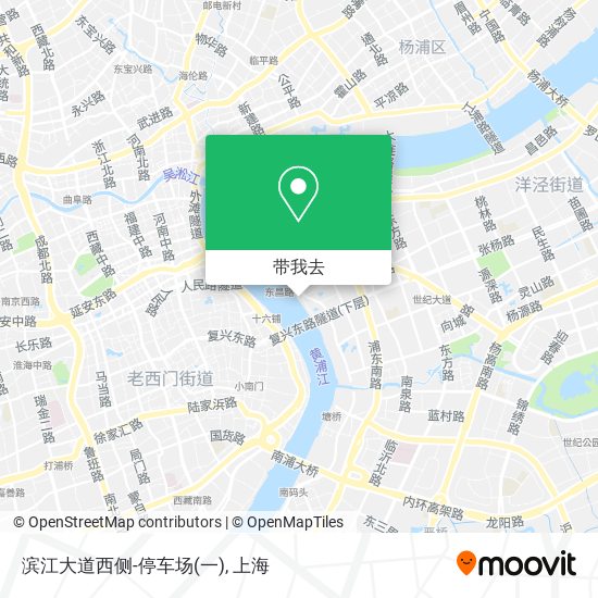 滨江大道西侧-停车场(一)地图