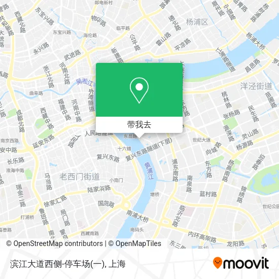 滨江大道西侧-停车场(一)地图