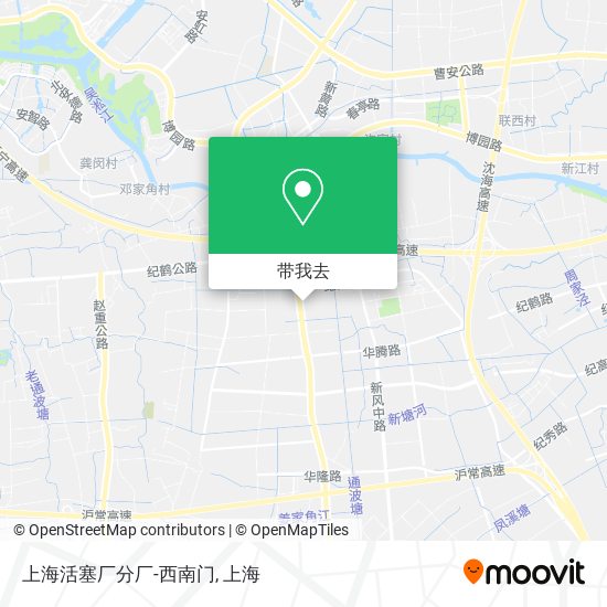 上海活塞厂分厂-西南门地图