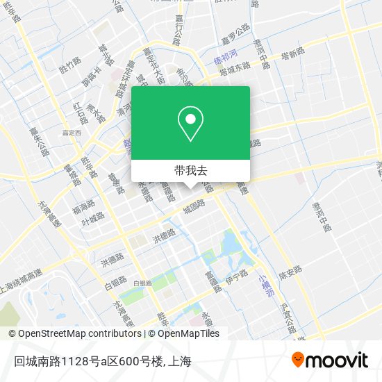 回城南路1128号a区600号楼地图