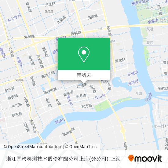 浙江国检检测技术股份有限公司上海(分公司)地图