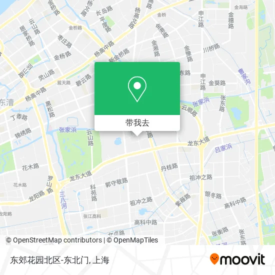 东郊花园北区-东北门地图