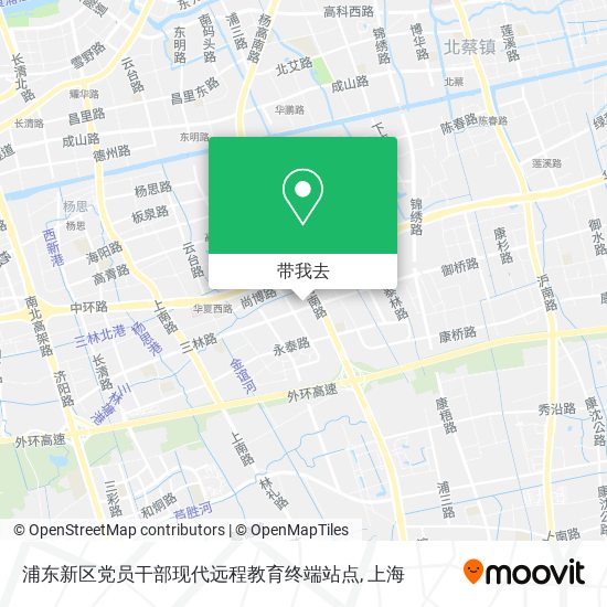 浦东新区党员干部现代远程教育终端站点地图