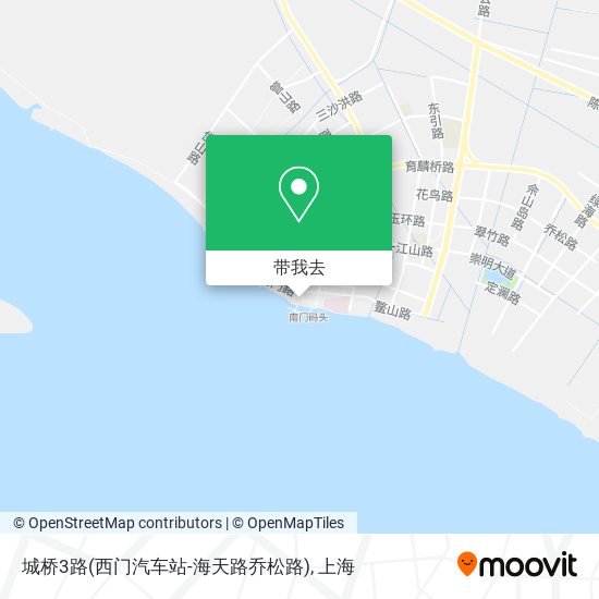 城桥3路(西门汽车站-海天路乔松路)地图