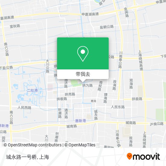 城永路一号桥地图