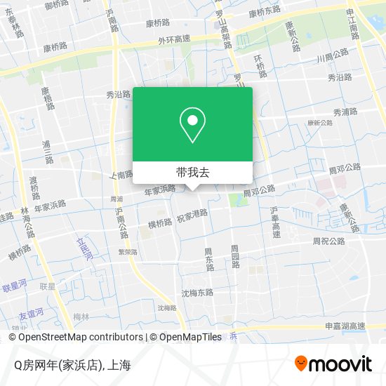 Q房网年(家浜店)地图