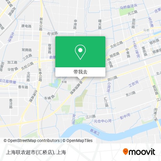 上海联农超市(汇桥店)地图
