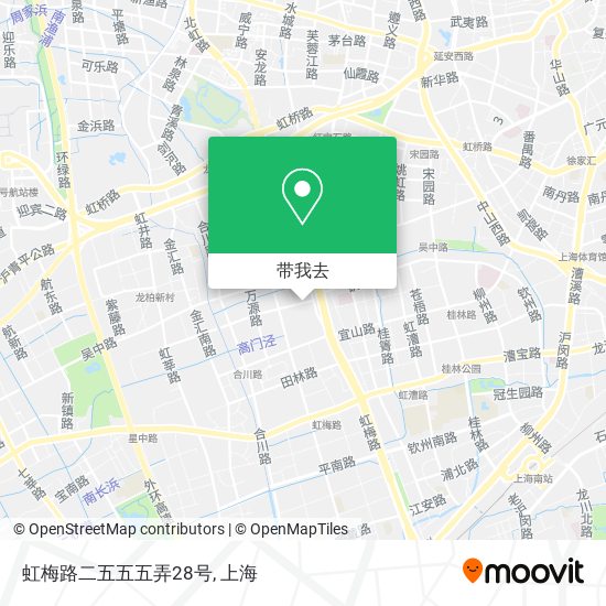 虹梅路二五五五弄28号地图