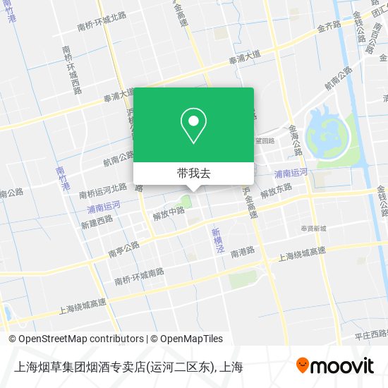 上海烟草集团烟酒专卖店(运河二区东)地图