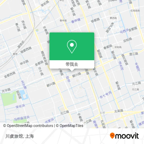 川虞旅馆地图