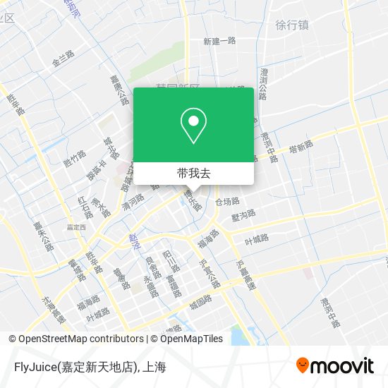 FlyJuice(嘉定新天地店)地图