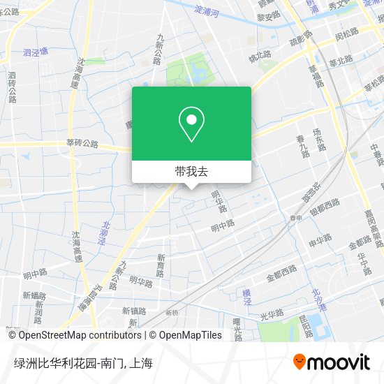 绿洲比华利花园-南门地图