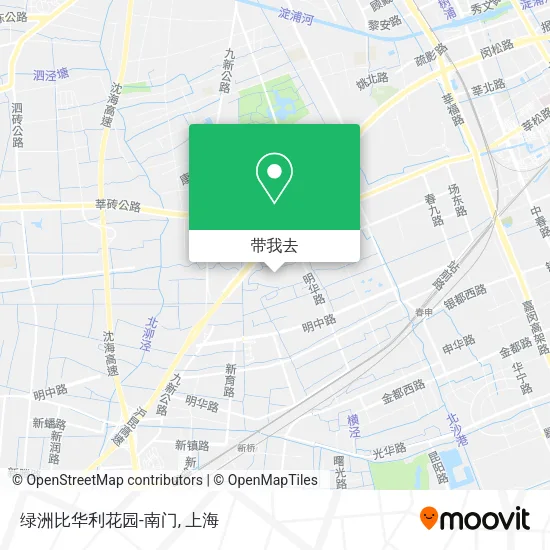 绿洲比华利花园-南门地图