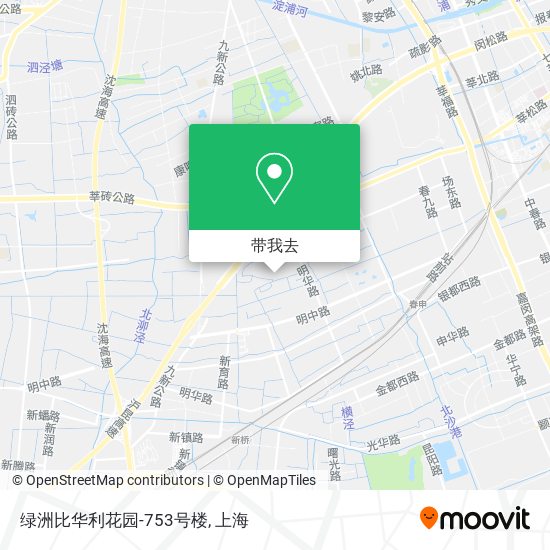 绿洲比华利花园-753号楼地图
