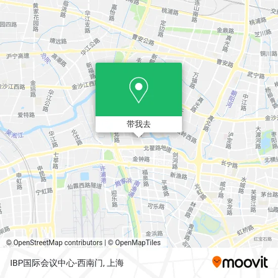 IBP国际会议中心-西南门地图