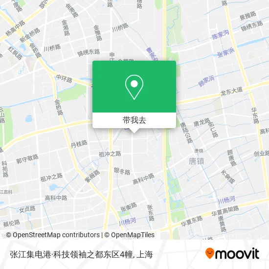 张江集电港·科技领袖之都东区4幢地图