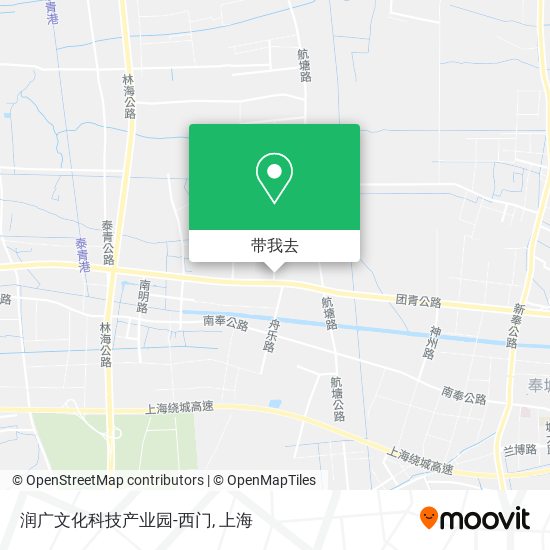 润广文化科技产业园-西门地图