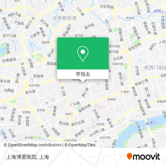 上海博爱医院地图