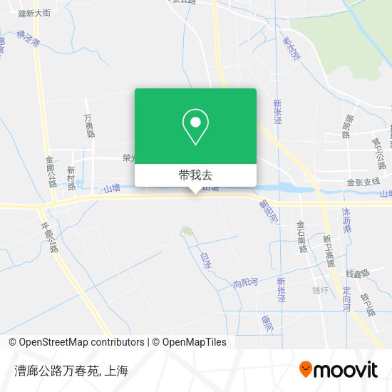 漕廊公路万春苑地图