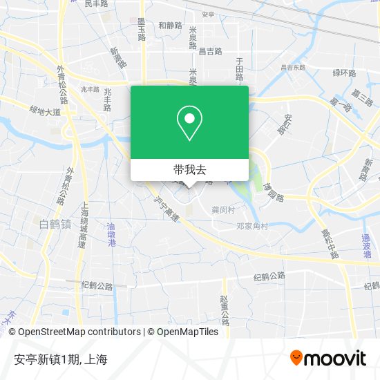 安亭新镇1期地图
