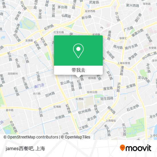 james西餐吧地图