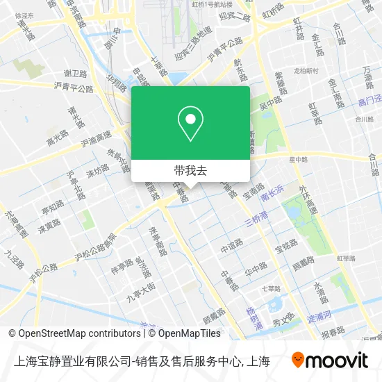 上海宝静置业有限公司-销售及售后服务中心地图