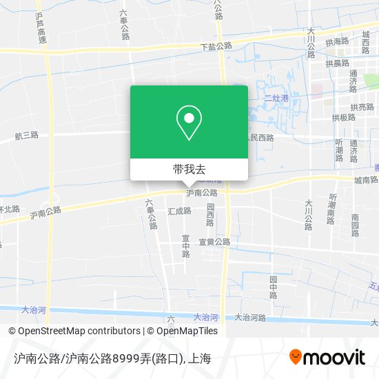 沪南公路/沪南公路8999弄(路口)地图