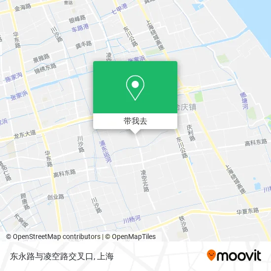 东永路与凌空路交叉口地图