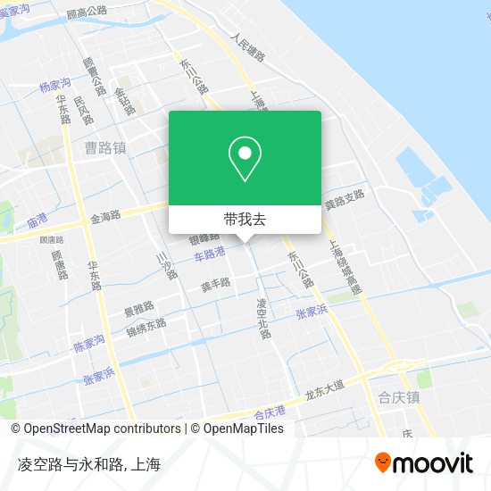 凌空路与永和路地图