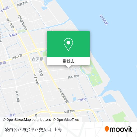 凌白公路与沙甲路交叉口地图