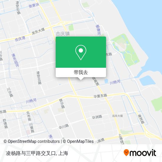凌杨路与三甲路交叉口地图