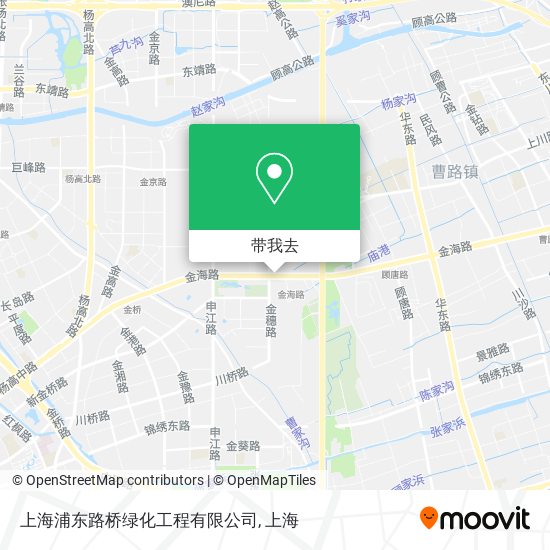 上海浦东路桥绿化工程有限公司地图