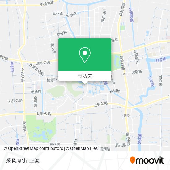 釆风食街地图