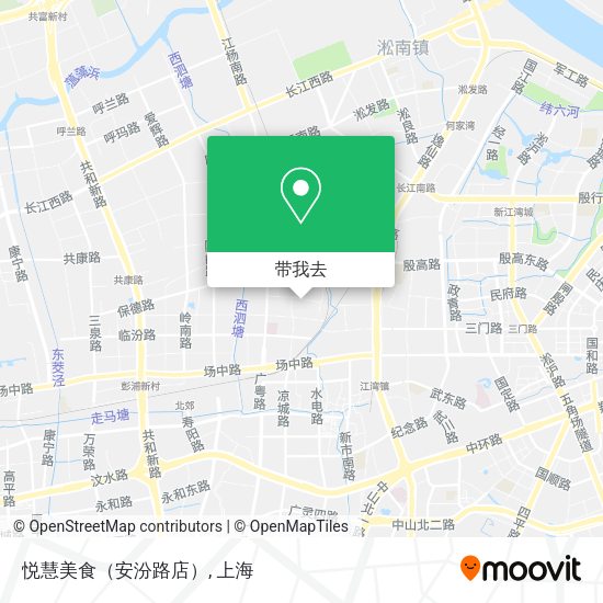 悦慧美食（安汾路店）地图