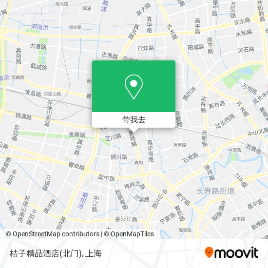 桔子精品酒店(北门)地图