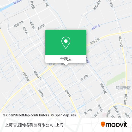 上海奋启网络科技有限公司地图