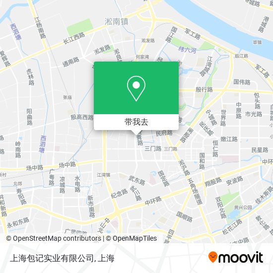 上海包记实业有限公司地图