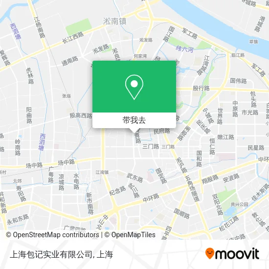 上海包记实业有限公司地图