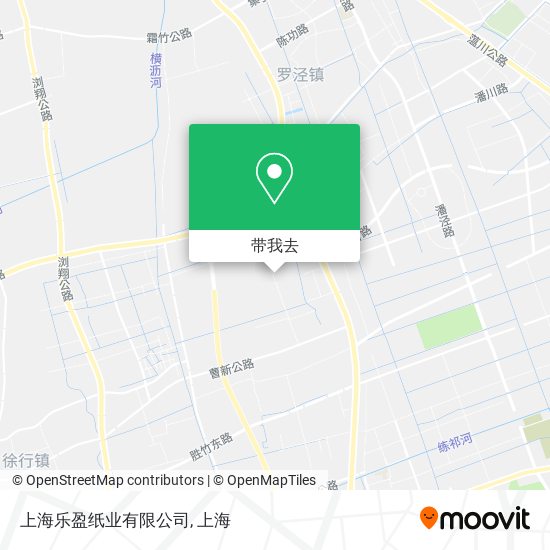 上海乐盈纸业有限公司地图