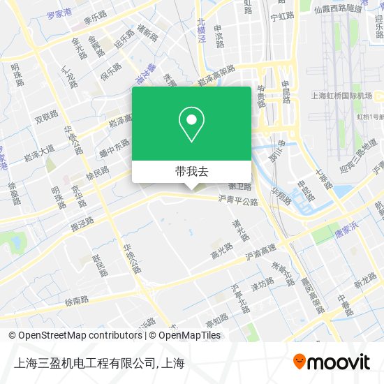 上海三盈机电工程有限公司地图