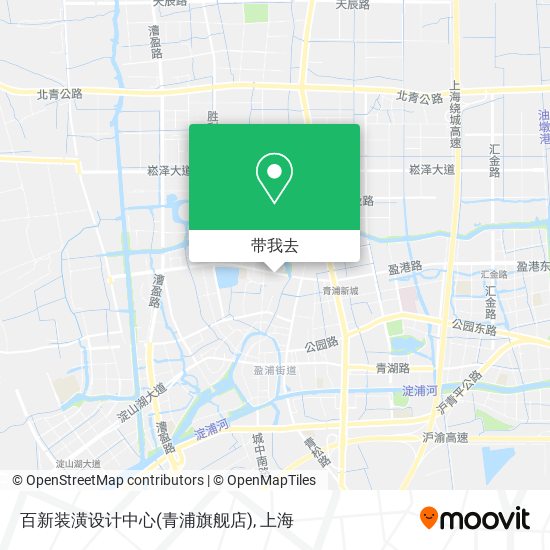 百新装潢设计中心(青浦旗舰店)地图