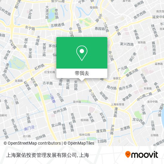 上海聚佑投资管理发展有限公司地图