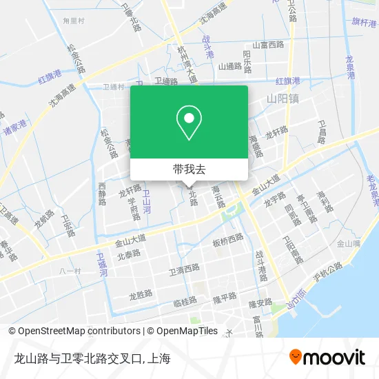龙山路与卫零北路交叉口地图