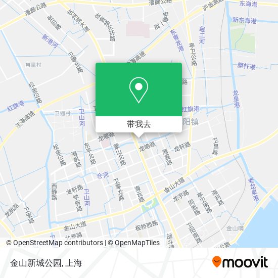 金山新城公园地图